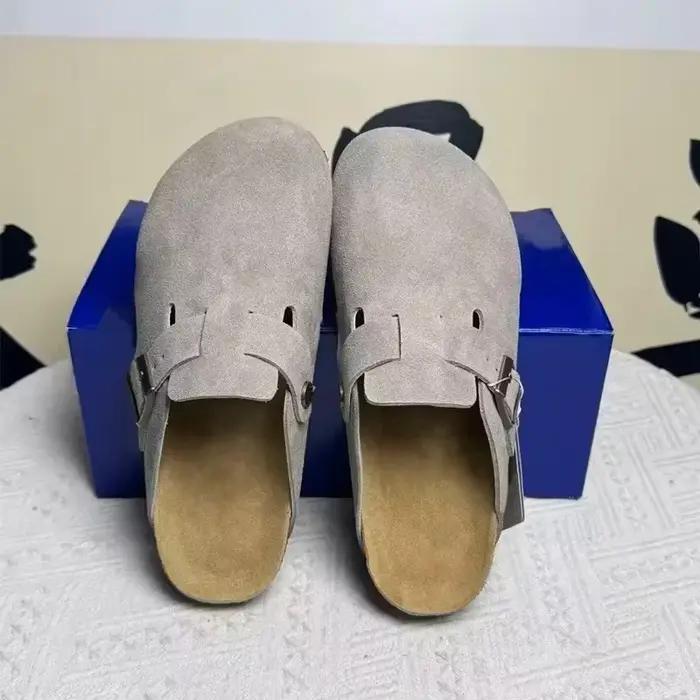 Nouvelles Sandales en Cuir Tendance 2026 pour Hommes et Femmes – Chaussures de Plage Rétro Décontractées Confortables Antidérapantes pour Printemps et Automne