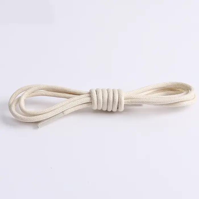 Lacets ronds cirés pour chaussures habillées pour hommes – imperméables et durables