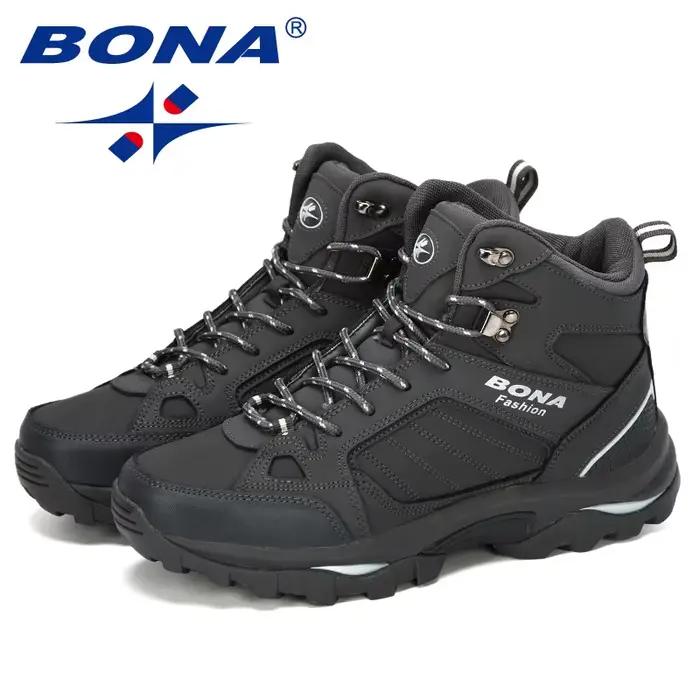 Bottes en cuir pour homme ajustement parfait confort hiver semelle en caoutchouc doublure en peluche courte occassions spéciales noël cadeau