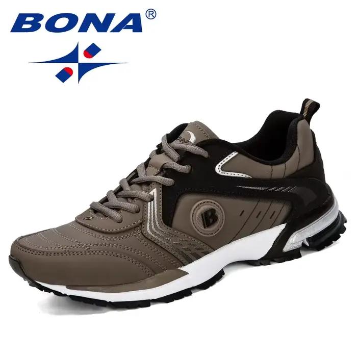 Chaussures de course pour hommes Bona en microfibre respirantes et légères pour sport et jogging confortables occassions spéciales