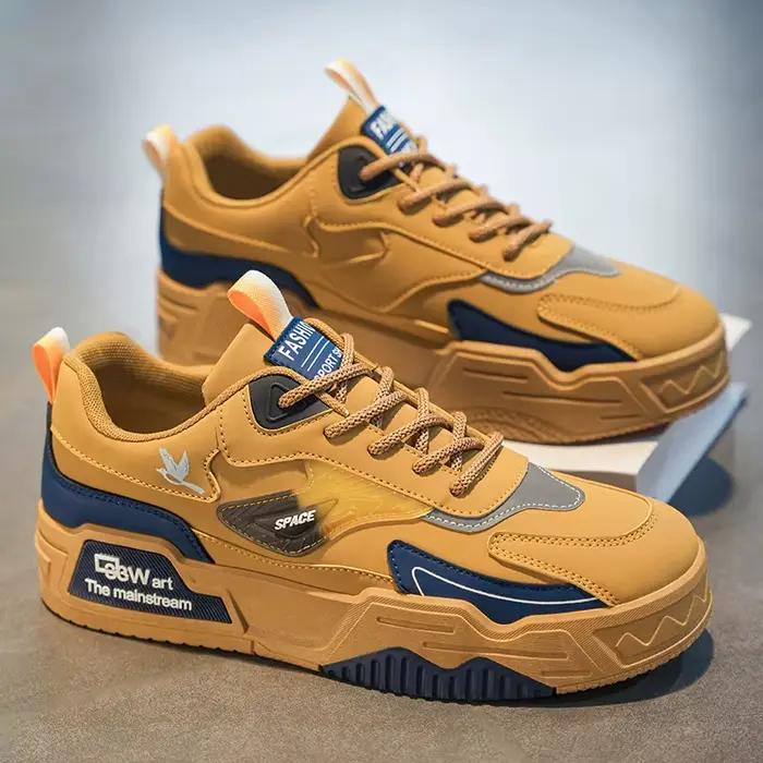 Chaussures de skate homme polyvalentes décontractées mode urbaine printemps automne PVC confort légèreté polyvalence
