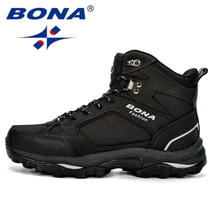 Bottes en cuir pour homme ajustement parfait confort hiver semelle en caoutchouc doublure en peluche courte occassions spéciales noël cadeau