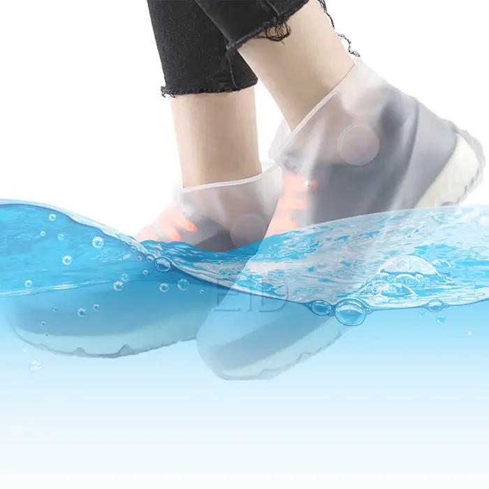 Protecteur de chaussures unisexe en Silicone, imperméable, réutilisable, pour les jours de pluie, pour l'intérieur et l'extérieur