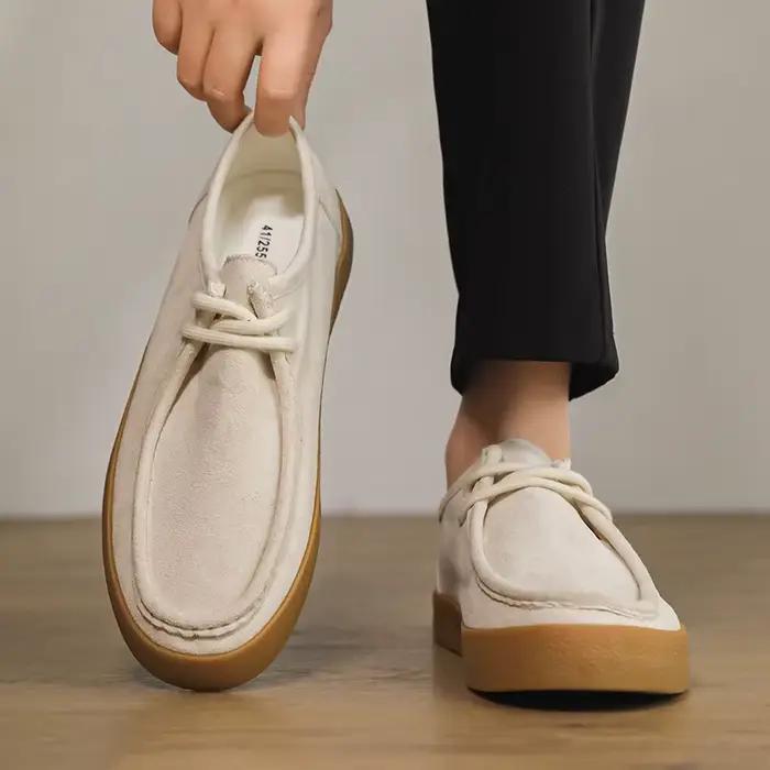 Chaussures en cuir décontractées pour hommes