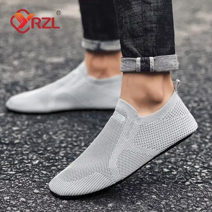 YRZL chaussures pour hommes marche tricot