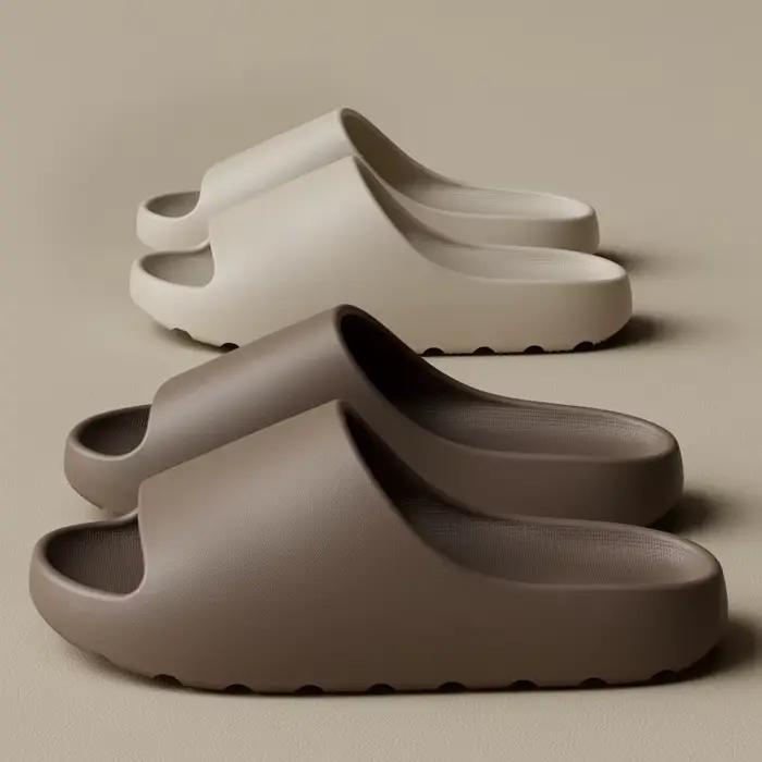 Pantoufles antidérapantes en EVA pour hommes confort douillet et sécurité pour maison et salle de bain printemps automne
