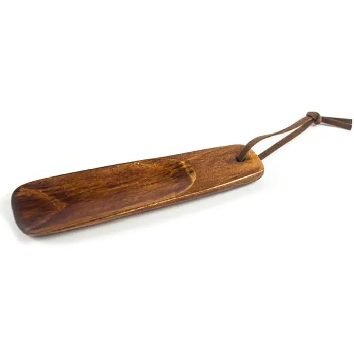Corne à chaussures en bois professionnelle, durable, cuillère à chaussures professionnelle, outils pour la maison, lève-chaussures utile, 15.5cm, 1 pièce