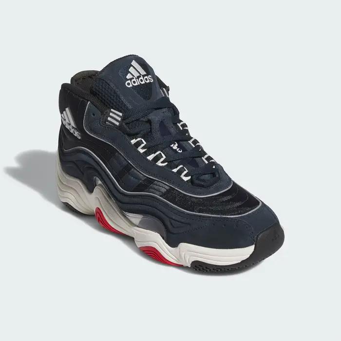Adidas officiel véritable trois rayures hommes mi-haut durable rembourré chaussures de basket IF2100