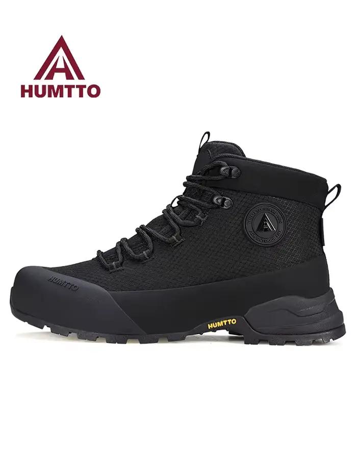 HUMTTO chaussures de randonnée hommes hiver Sports de plein air chaussures d'escalade bottes de chasse chaud en plein air cheville bottes de voyage Trekking baskets
