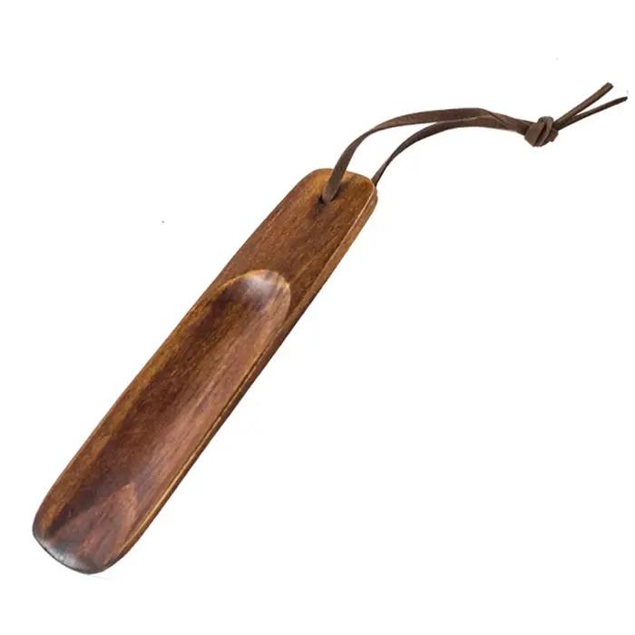 Corne à chaussures en bois professionnelle, durable, cuillère à chaussures professionnelle, outils pour la maison, lève-chaussures utile, 15.5cm, 1 pièce