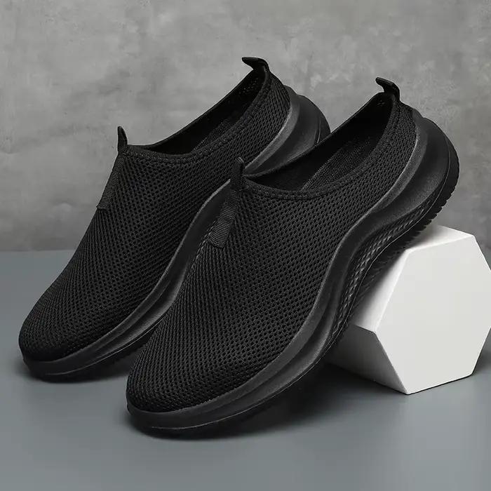 MAEDEF hommes demi pantoufle grande taille chaussures plates semelle confortable léger