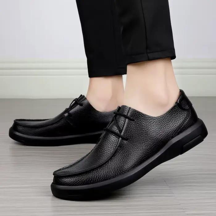 Chaussures en cuir décontractées homme mocassins VIPMAIXIE pour printemps automne confortables et tendance