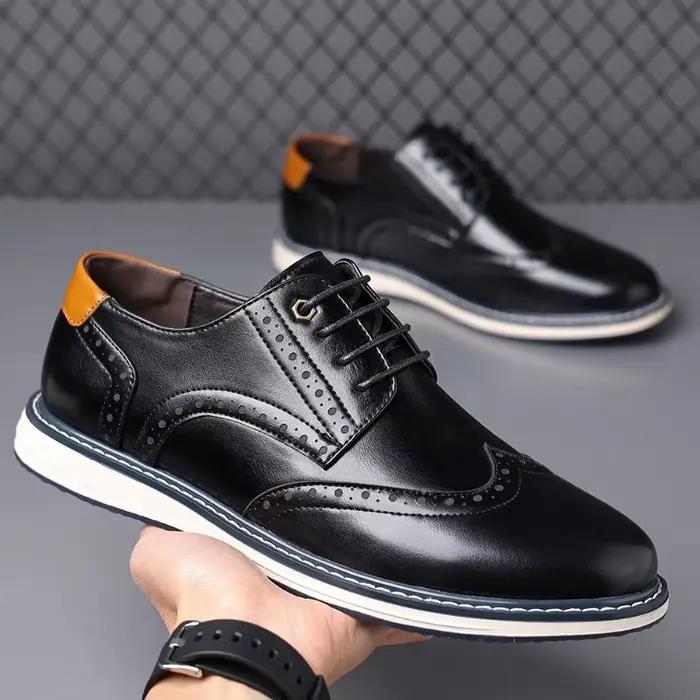 Chaussures formelles LEOSOXS homme en cuir unité centrale pour occasions spéciales et usage quotidien