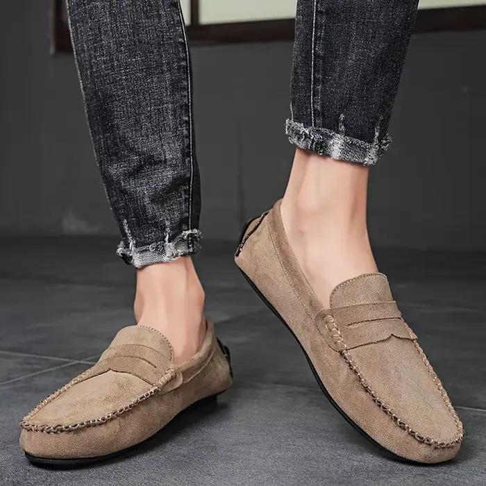 Mocassins en Daim Légers et Doux pour Homme