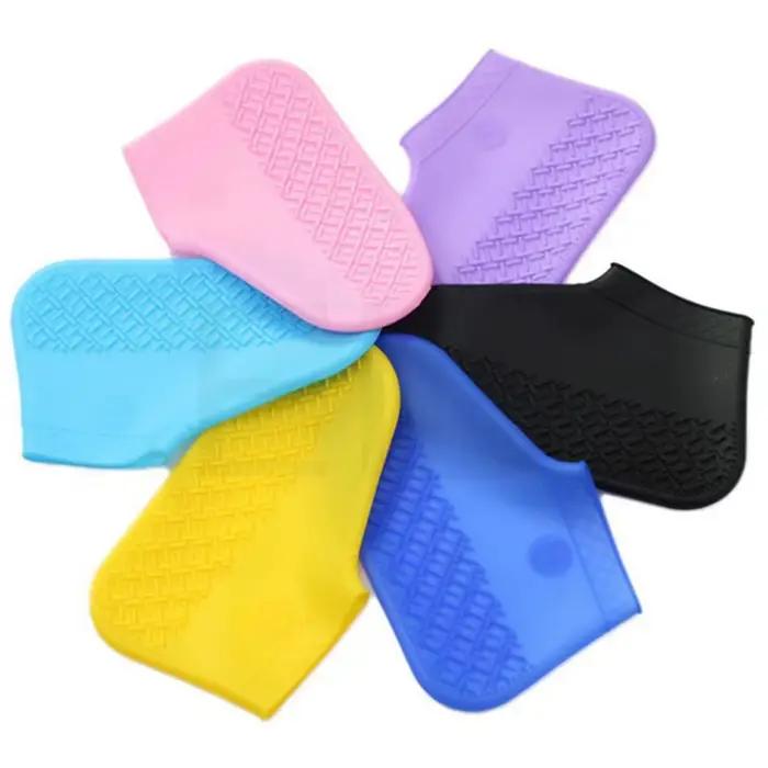 Protecteur de chaussures unisexe en Silicone, imperméable, réutilisable, pour les jours de pluie, pour l'intérieur et l'extérieur