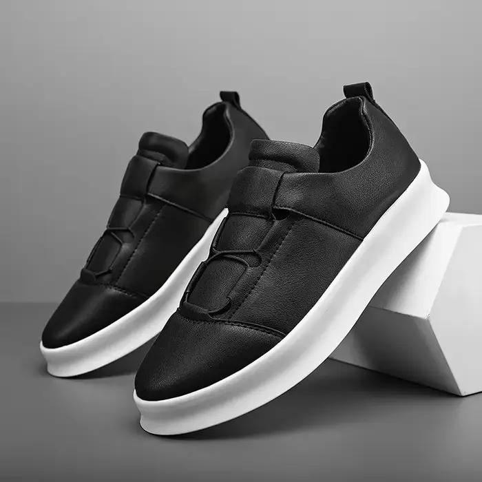 Chaussures en cuir à lacets pour hommes, mocassins d'extérieur, baskets italiennes respirantes, de conduite