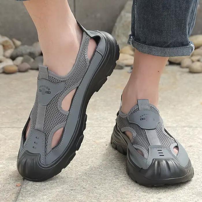 Sandales d'extérieur à bout fermé pour hommes