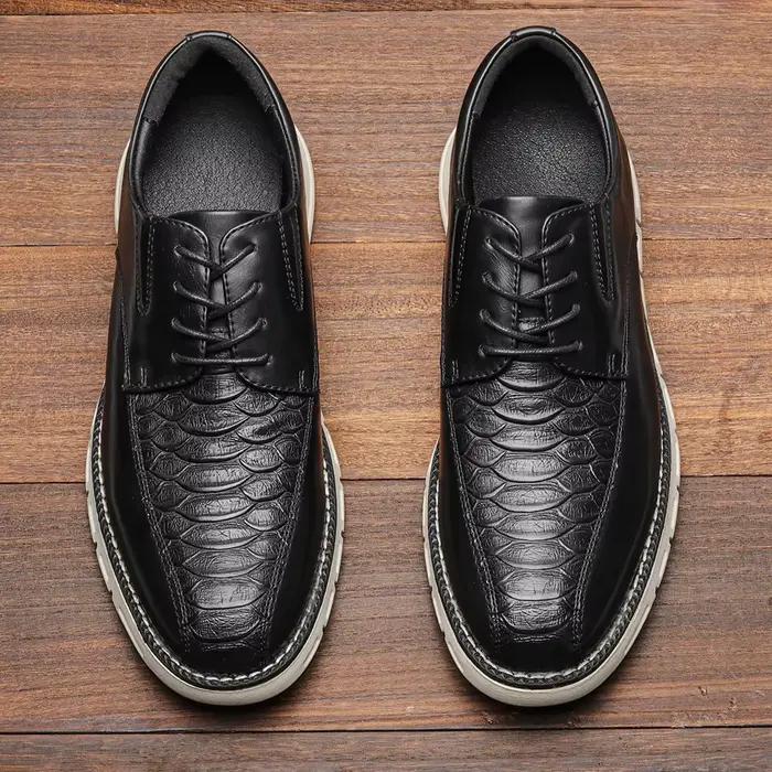 Mode richelieu chaussures pour hommes confortable 2025 marque