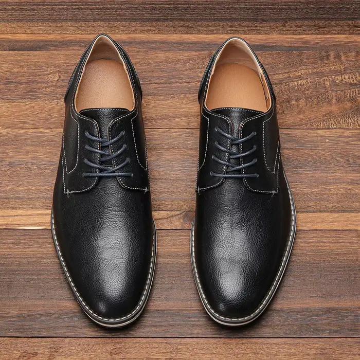 Mocassins en cuir pour hommes, chaussures décontractées, confortables, à la mode, de marque, 7-13 ans, 2024