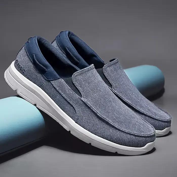 Mocassins pour hommes chaussures automne nouveaux hommes chaussures en toile chaussures de loisirs classiques baskets respirantes confortables pour hommes mocassins