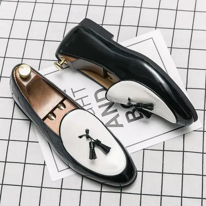 Mocassins italiens de luxe pour hommes