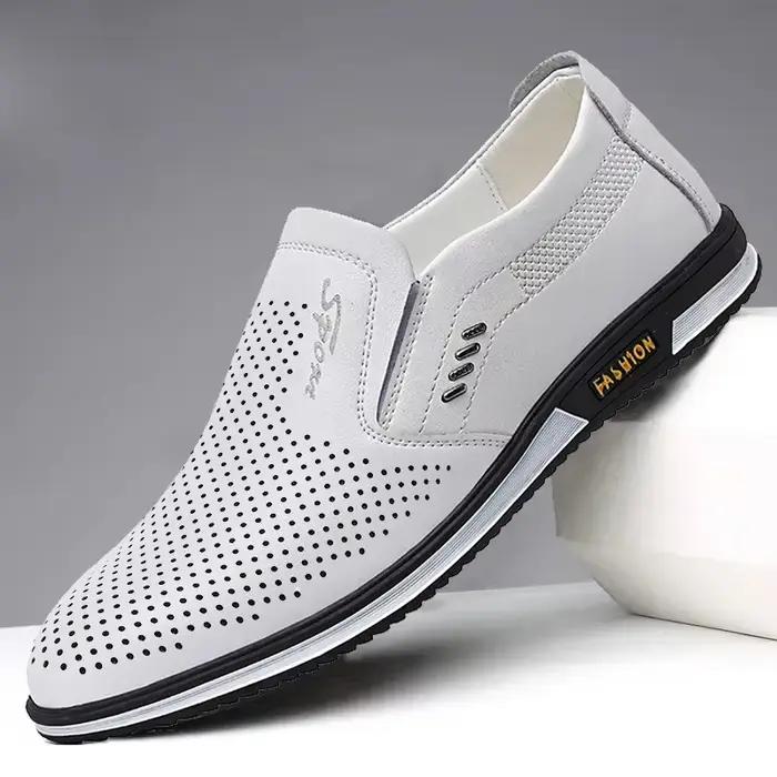 Men Leather Casual Shoes Brand New Fashion Men Loafers High Quality Adult Moccasins Men Driving Shoes Male Footwear Unisex 2022