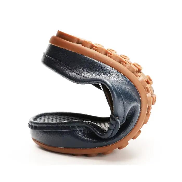 Mocassins en cuir véritable pour hommes