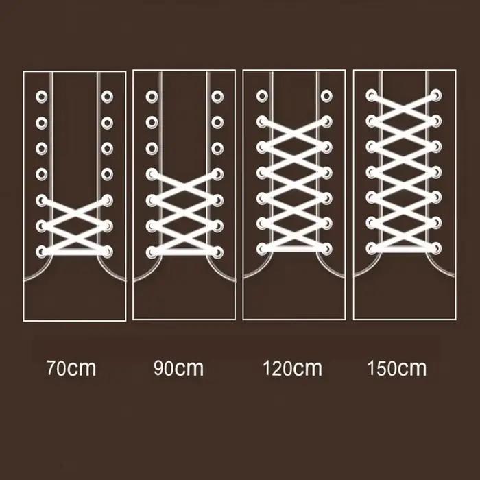 1 paire de lacets ronds solides classiques