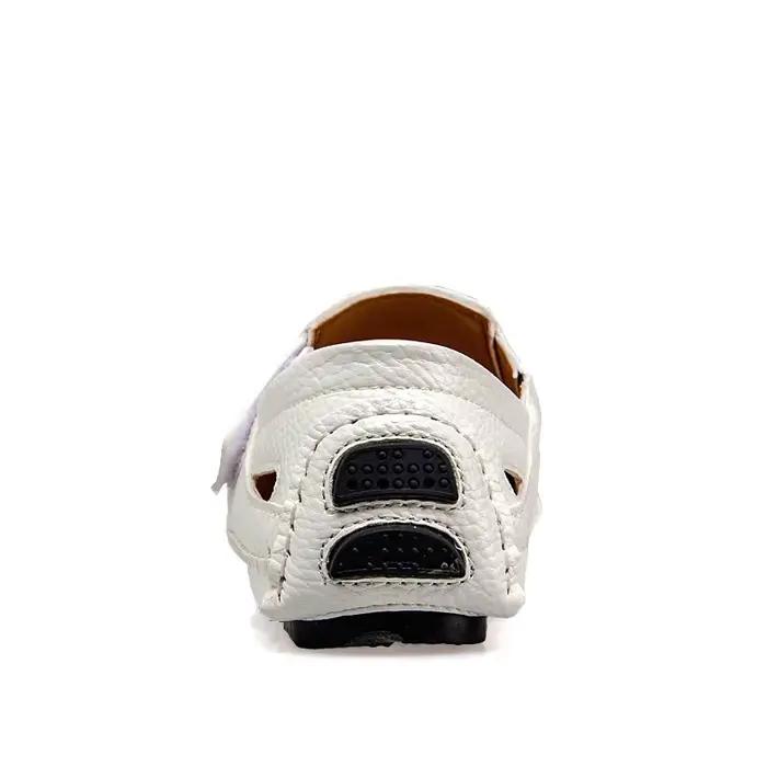 Mocassins en cuir souple pour hommes