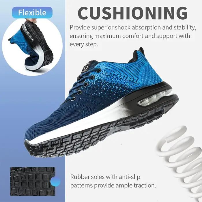 Chaussures de travail à bout en acier pour hommes et femmes