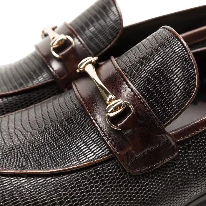 Hanmce-Mocassins en Cuir group pour Homme