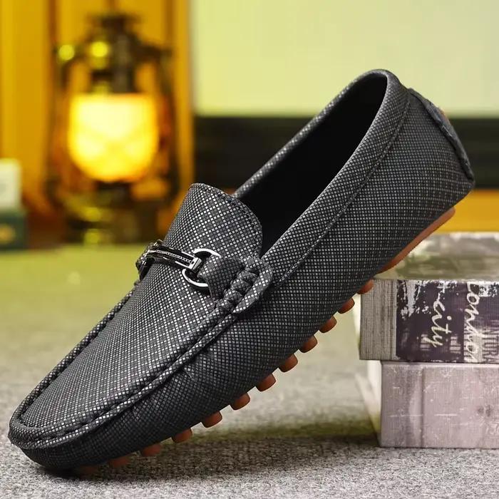 Mocassins en cuir pour hommes