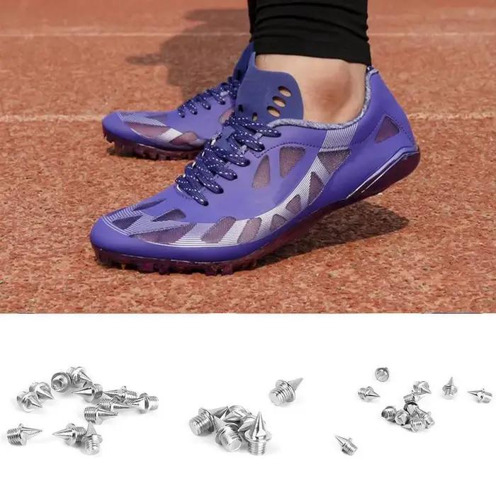 16 pièces de crampons de haute qualité en acier pour chaussures de sprint et de cross-country