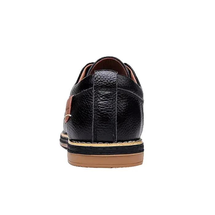 Oxfords BTMOTTZ en cuir véritable pour hommes, chaussures décontractées italiennes, mocassins de luxe, pointures grandes tailles occassions spéciales