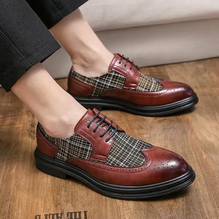 Chaussures richelieu de haute qualité pour hommes