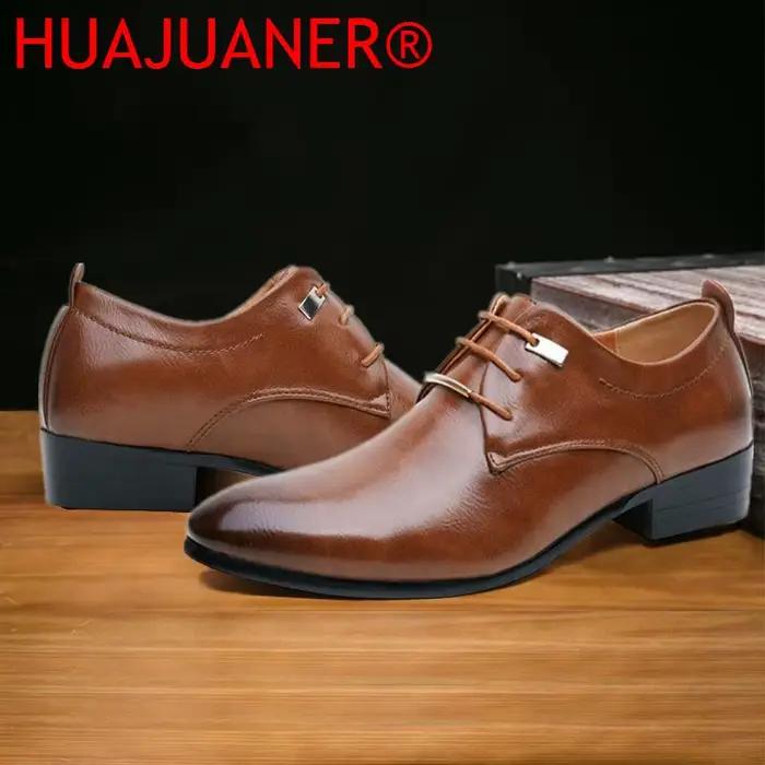 Mocassins en cuir Oxford pour hommes