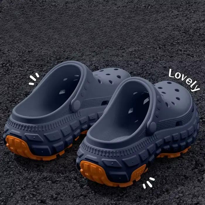 Sandales pour hommes à semelles épaisses et perforées, nouvelle tendance estivale, antidérapantes, résistantes à l'usure et inodores, idéales pour la conduite.