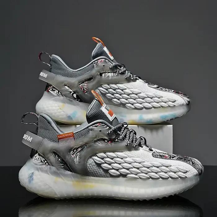 Chaussures de course décontractées respirantes en noix de coco pour hommes
