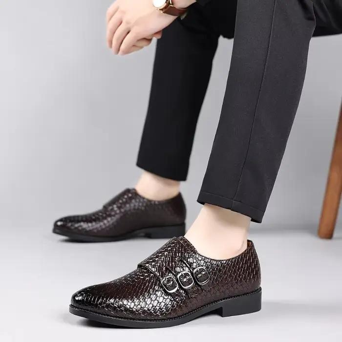Chaussures habillées italiennes de luxe pour hommes