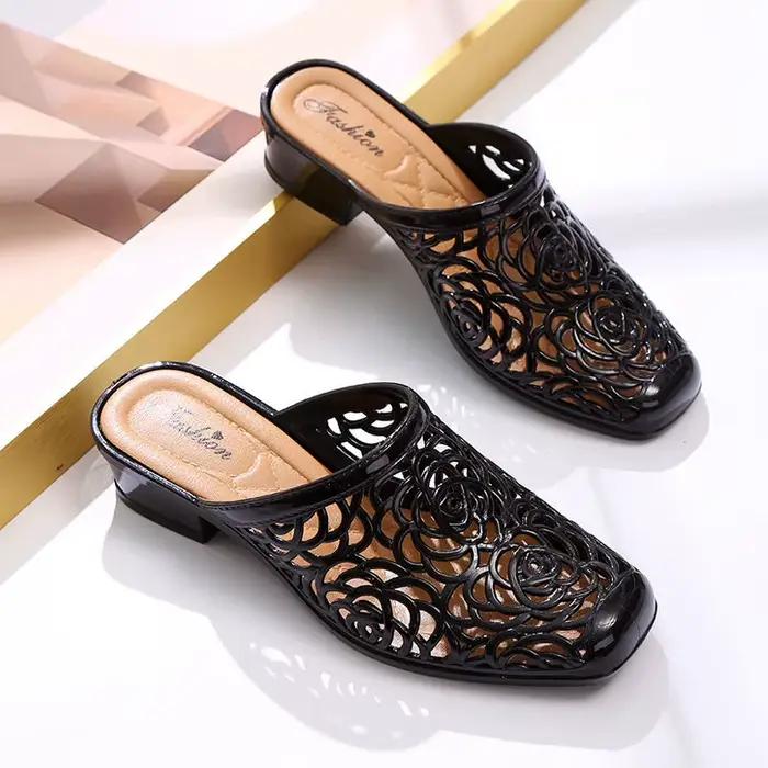 Chaussures de gelée diapositives