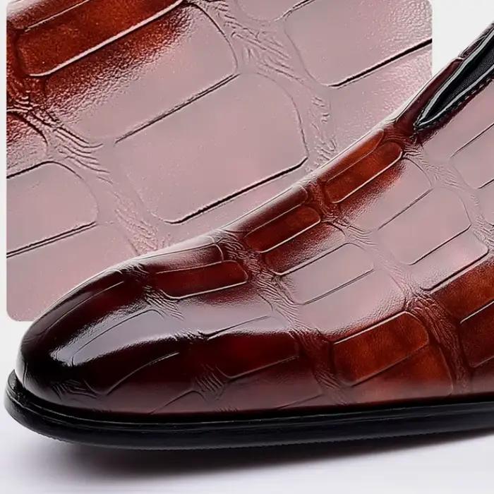 Chaussures habillées UXST homme motif vichy pour événements formels et mariages occasions spéciales