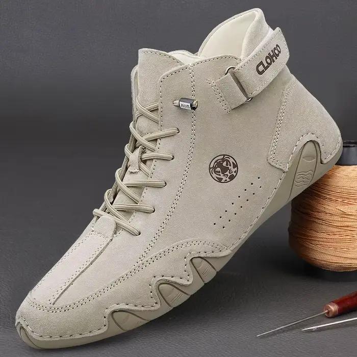 Chaussures en cuir véritable pour hommes
