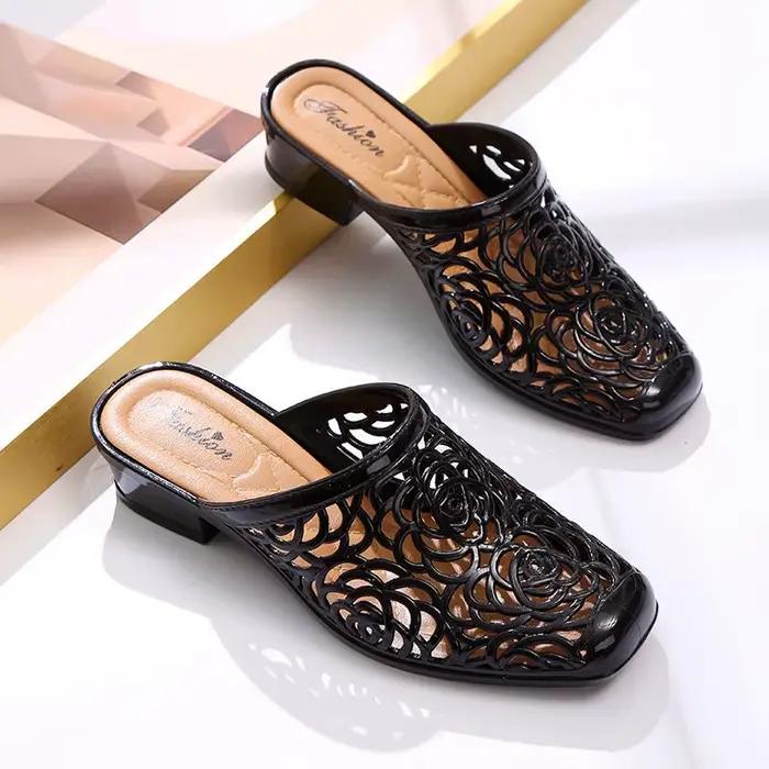 Chaussures de gelée diapositives