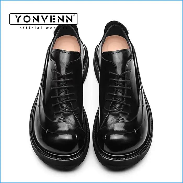 Derby en cuir de cheval au design Original