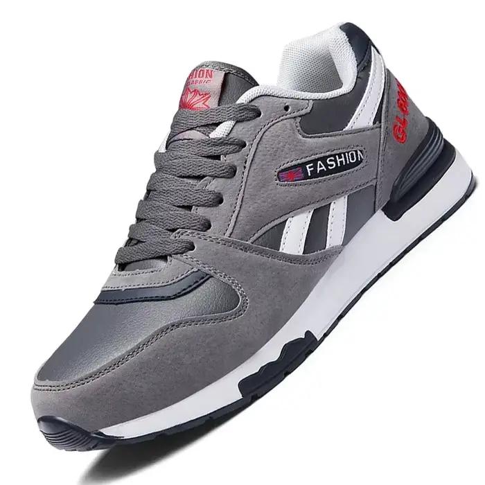 Chaussures décontractées homme printemps automne bout rond motif patch travail maille aérée confortable et respirante pour toutes occasions casual chic