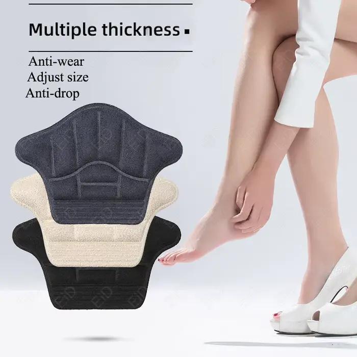 Semelles Intérieures de Réparation de Talon en Mousse de Mémoire de Forme Anti-usure pour Hommes Femmes Occasions Spéciales Ajustables et Confortables