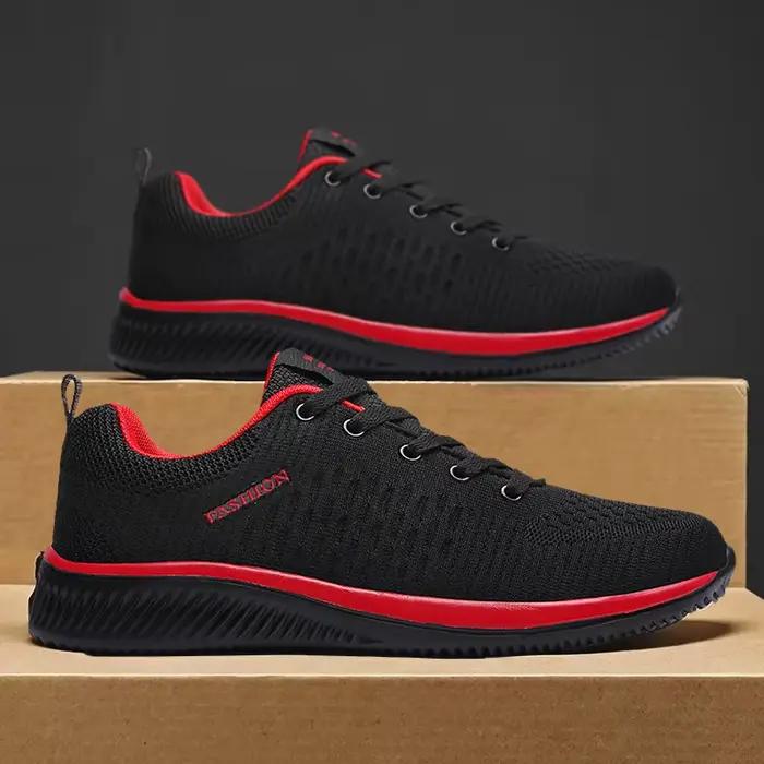 Chaussures de course en tricot pour hommes