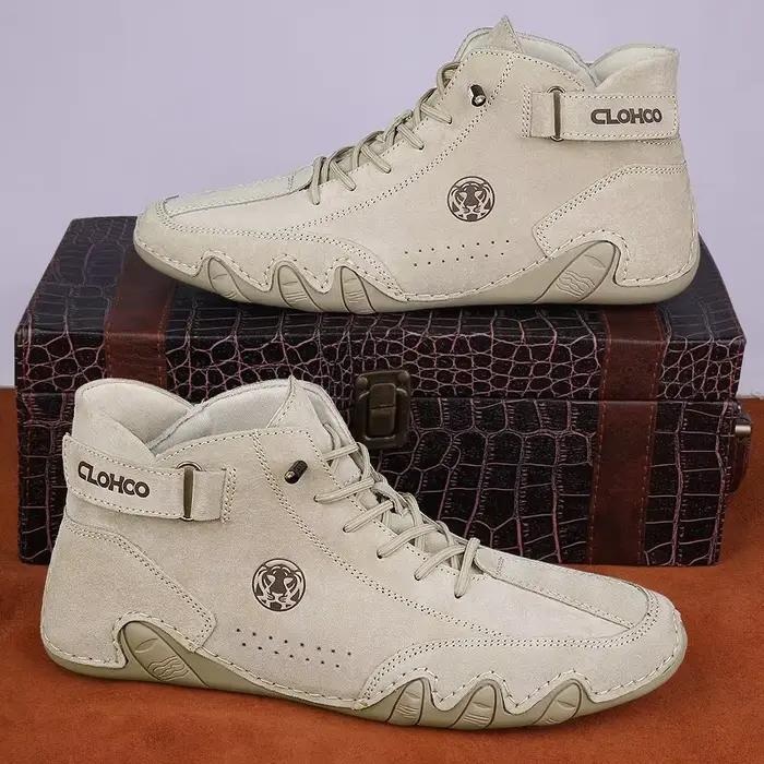 Chaussures en cuir véritable pour hommes