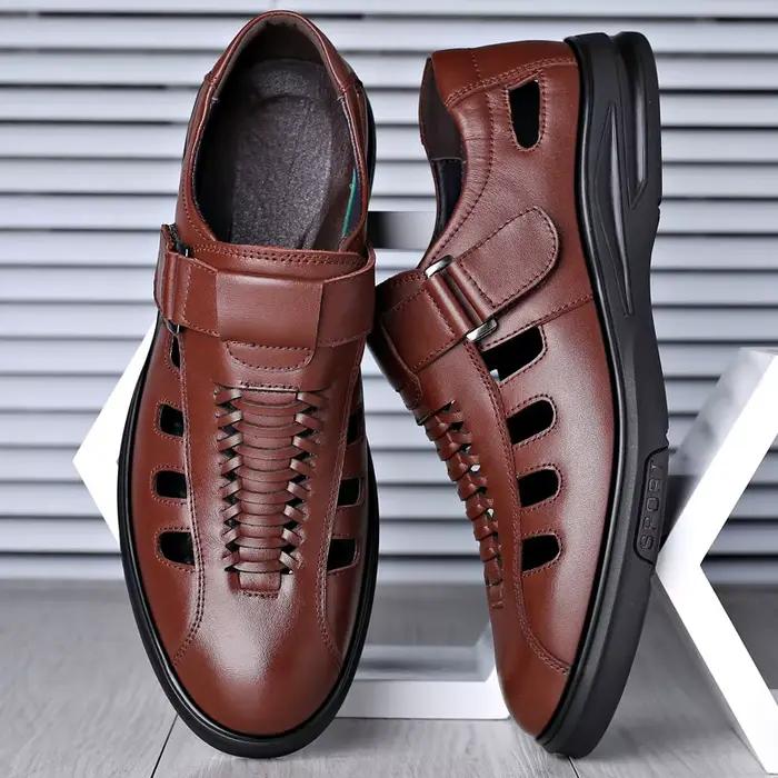 Sandales en cuir pour hommes