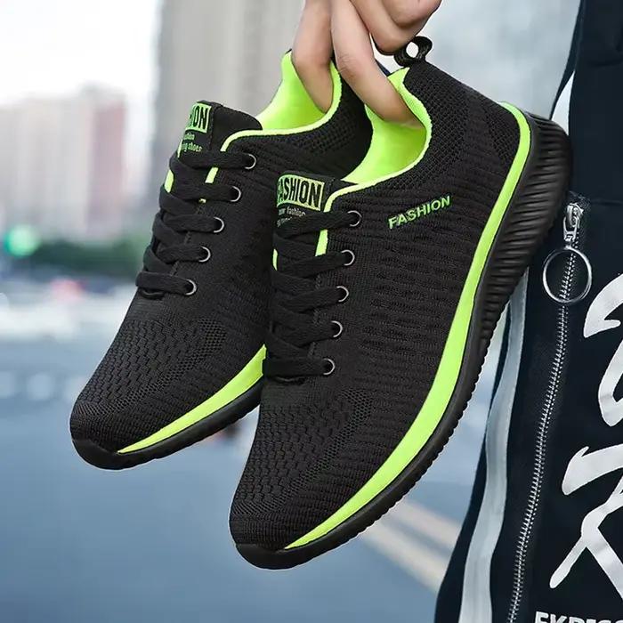 Baskets Respirantes en Lin pour Hommes et Femmes, Chaussures de Sport Respirantes et Durables pour Course à Pied et Marche Occasions Spéciales